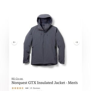 Brand new rei Norquest GTX Insulated Jacket - Men's
